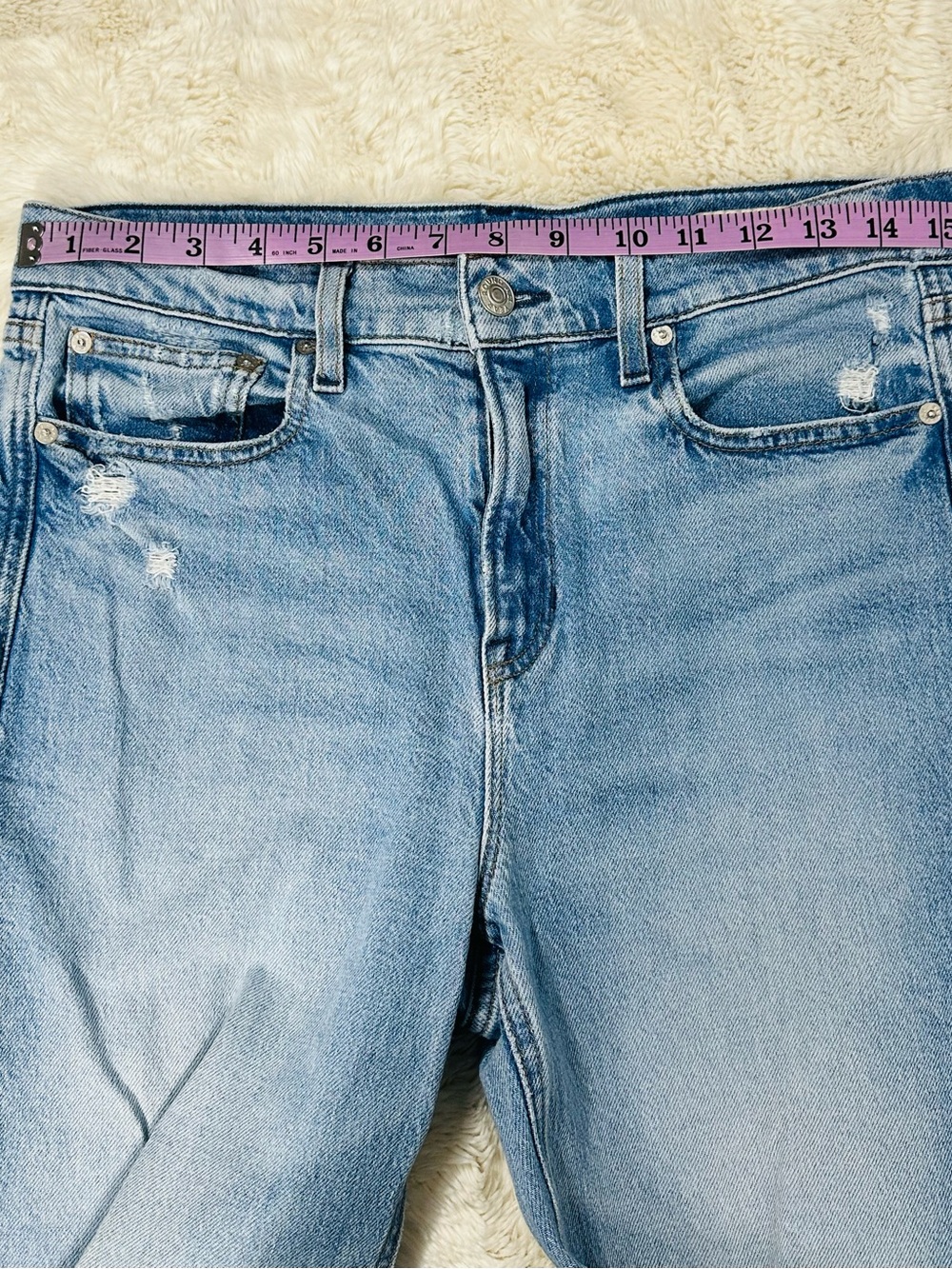AYR The Secret Sauce Heirloom Jeans 30 Distressed Straight Leg Preppy Casual - Picture 7 of 10